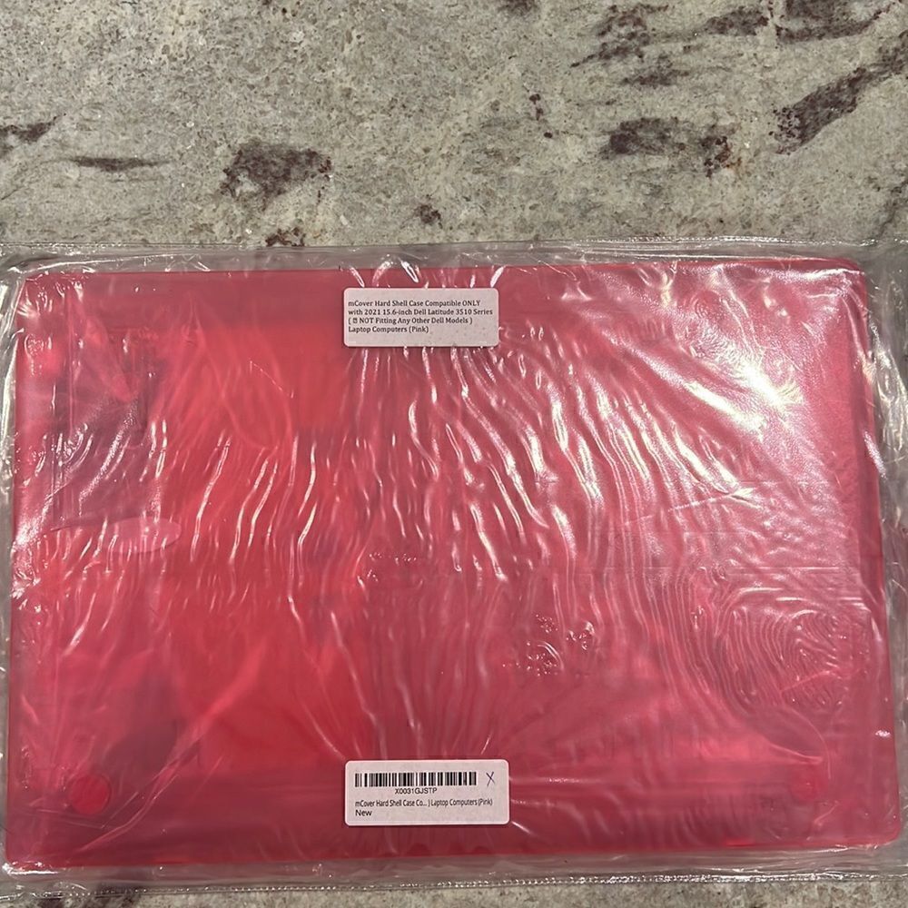 Dell Laptop Pink Cover  